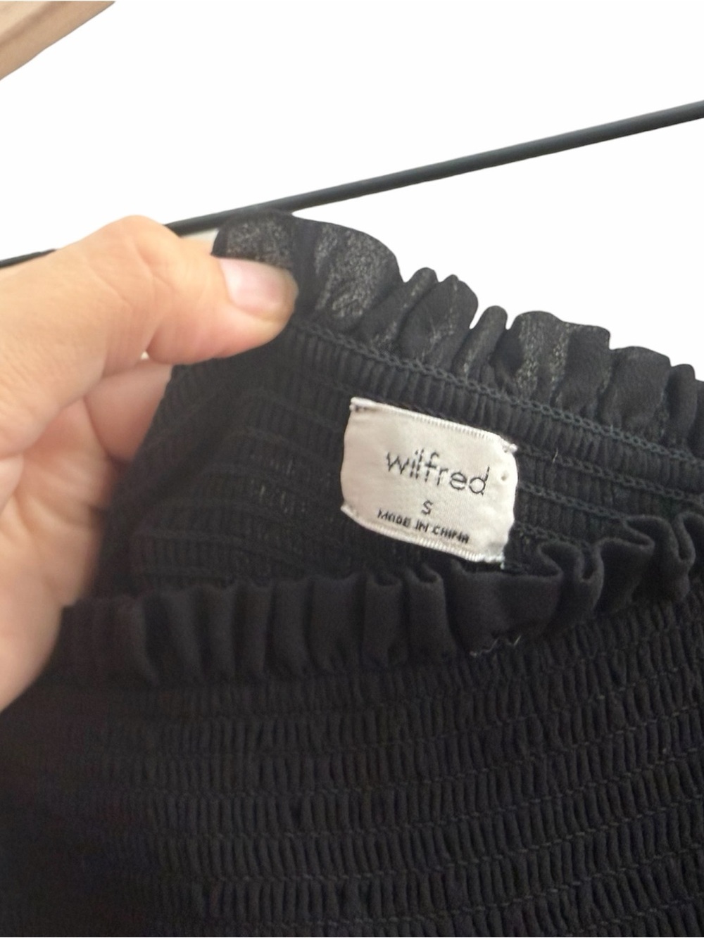 Aritzia Wilfred New Tempest Dress Black - Picture 11 of 16